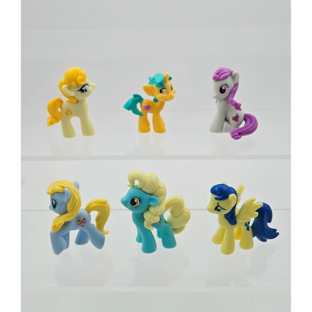My Little Pony Blind Bag Mini Figure 6pc Lot Spitfire Snails Berryshine 2" - 03